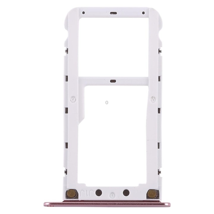 2 SIM Card Tray / Micro SD Card Tray for Xiaomi Redmi 5 Plus(Rose Gold)