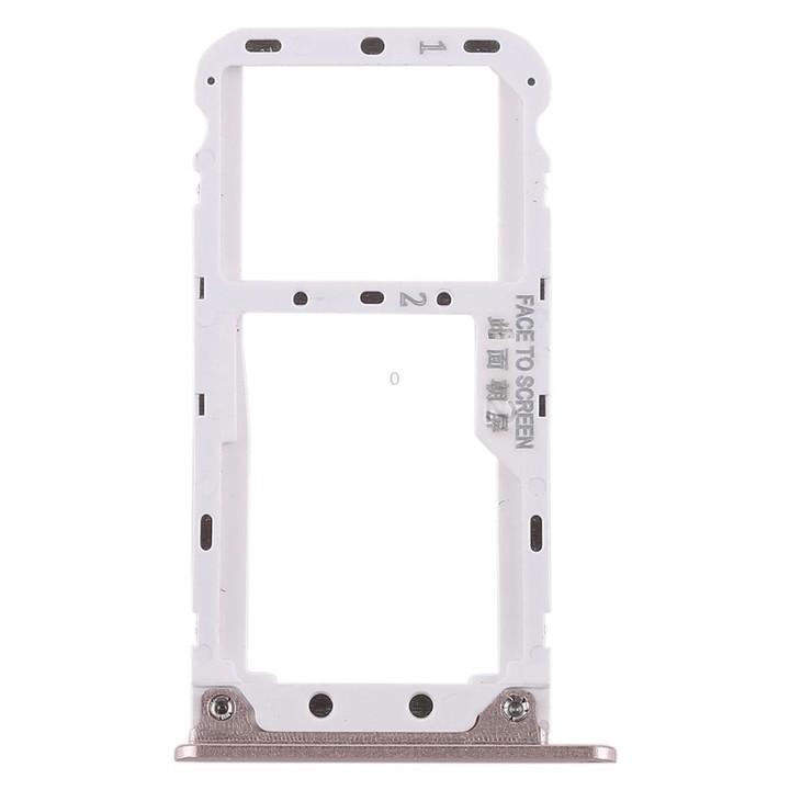 2 SIM Card Tray / Micro SD Card Tray for Xiaomi Redmi Note 5(Gold)