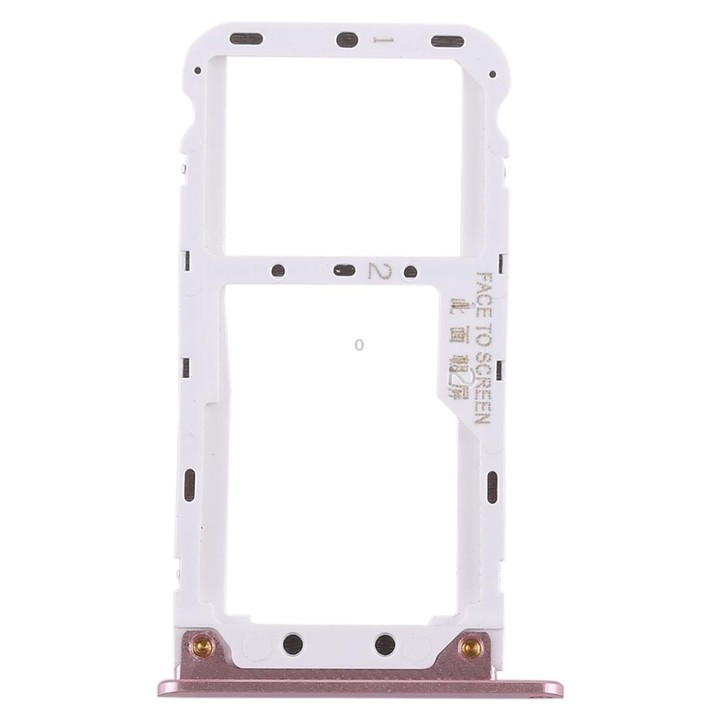 2 SIM Card Tray / Micro SD Card Tray for Xiaomi Redmi Note 5(Rose Gold)