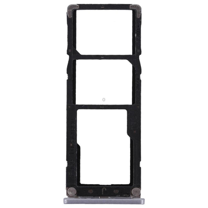2 SIM Card Tray + Micro SD Card Tray for Xiaomi Redmi Note 5A(Grey)