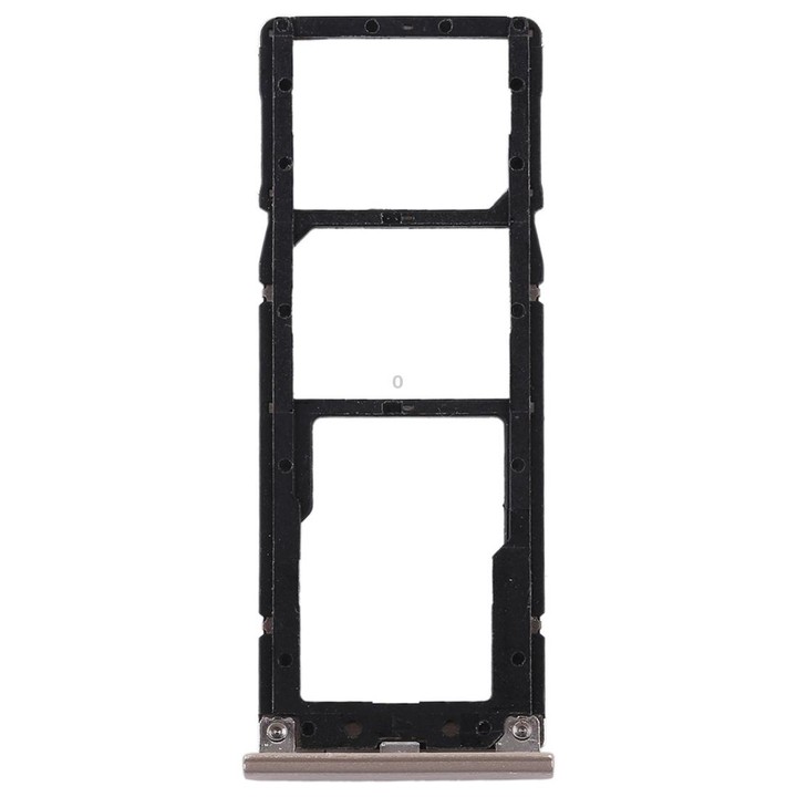 2 SIM Card Tray + Micro SD Card Tray for Xiaomi Redmi Note 5A(Gold)