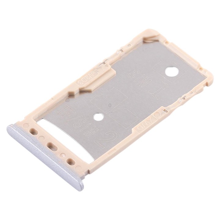 2 SIM Card Tray / Micro SD Card Tray for Xiaomi Redmi 5A(Grey)