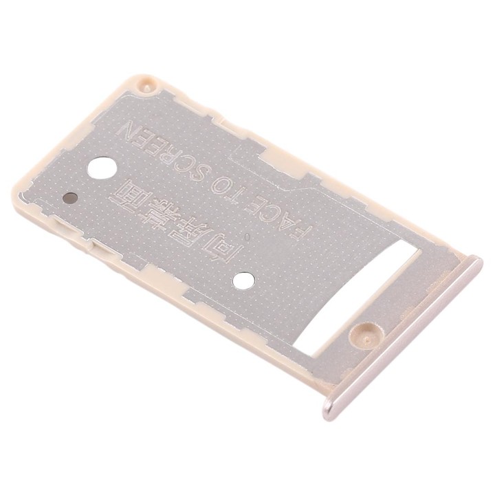 2 SIM Card Tray / Micro SD Card Tray for Xiaomi Redmi 5A(Gold)