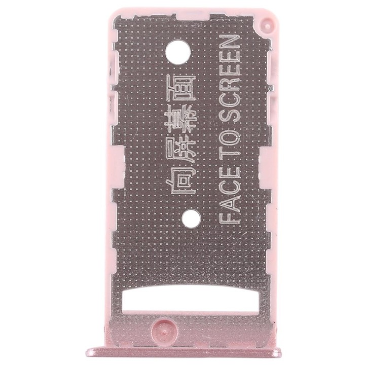 2 SIM Card Tray / Micro SD Card Tray for Xiaomi Redmi 5A(Rose Gold)