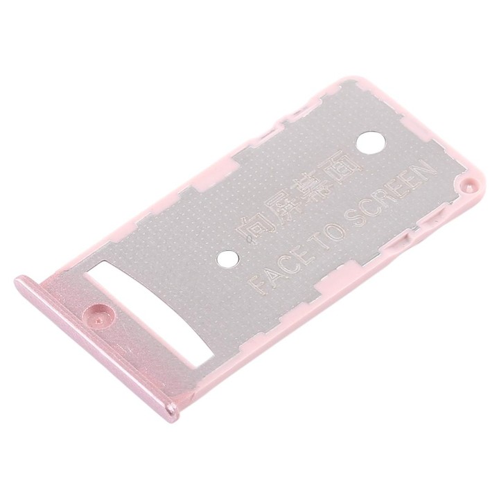 2 SIM Card Tray / Micro SD Card Tray for Xiaomi Redmi 5A(Rose Gold)