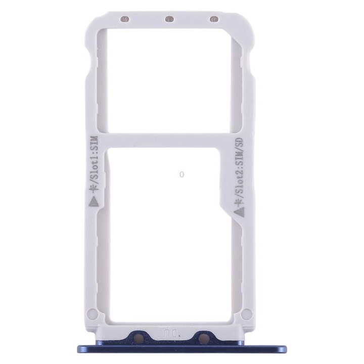 SIM Card Tray + SIM Card Tray / Micro SD Card Tray for Huawei Honor V9 (Blue)