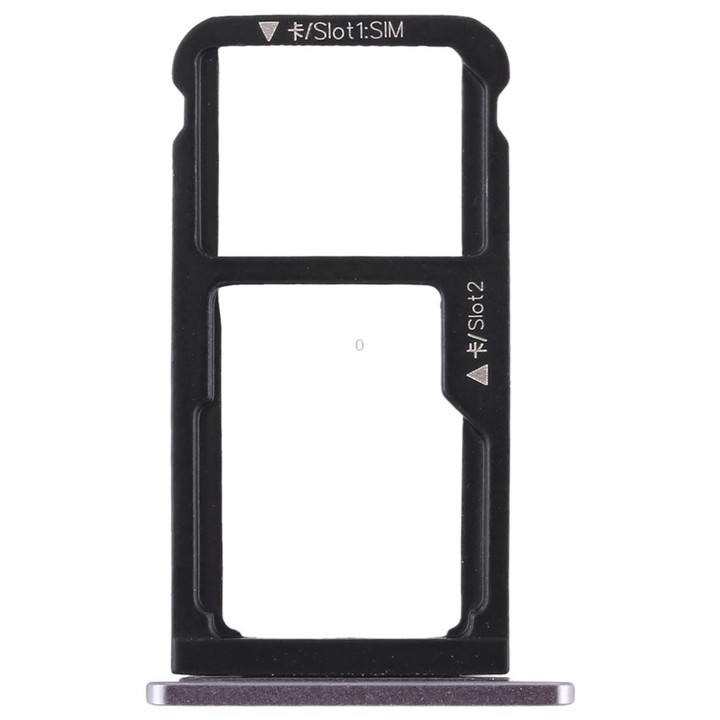 SIM Card Tray + SIM Card Tray / Micro SD Card Tray for Huawei Enjoy 6s (Grey)