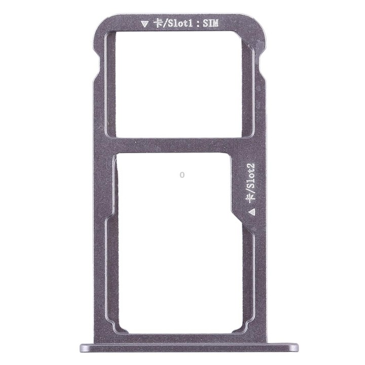 SIM Card Tray + SIM Card Tray / Micro SD Card for Huawei G9 Plus (Grey)