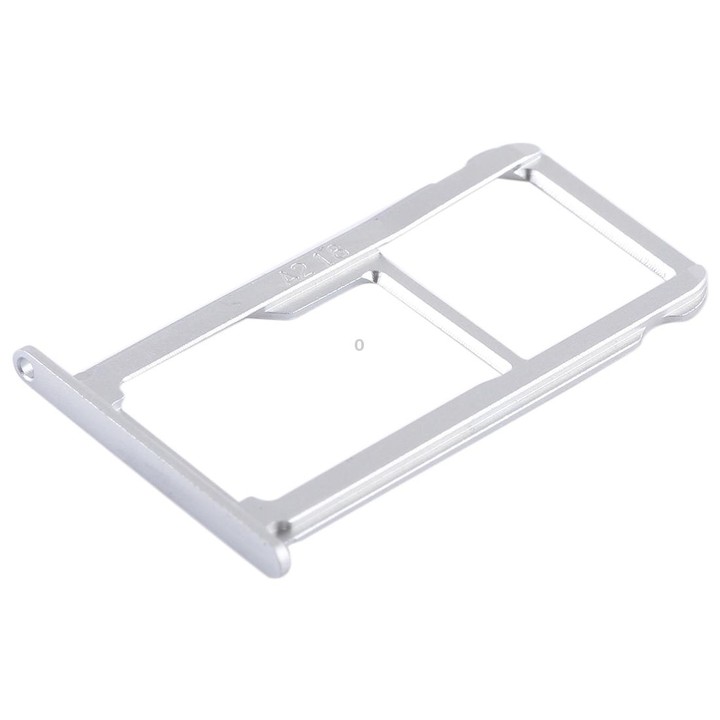 SIM Card Tray + SIM Card Tray / Micro SD Card for Huawei G9 Plus (Silver)