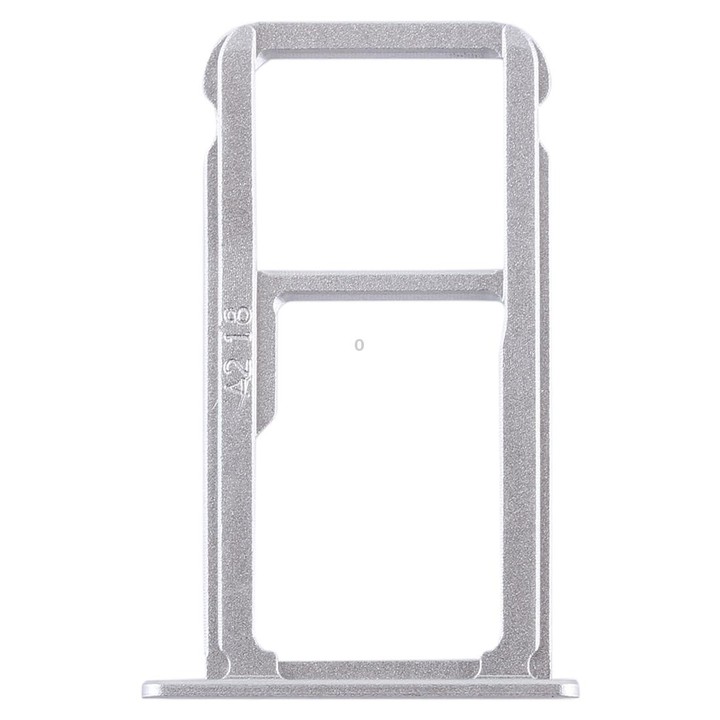 SIM Card Tray + SIM Card Tray / Micro SD Card for Huawei G9 Plus (Silver)