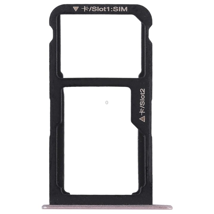 SIM Card Tray + SIM Card Tray / Micro SD Card for Huawei P9 Lite(Pink)