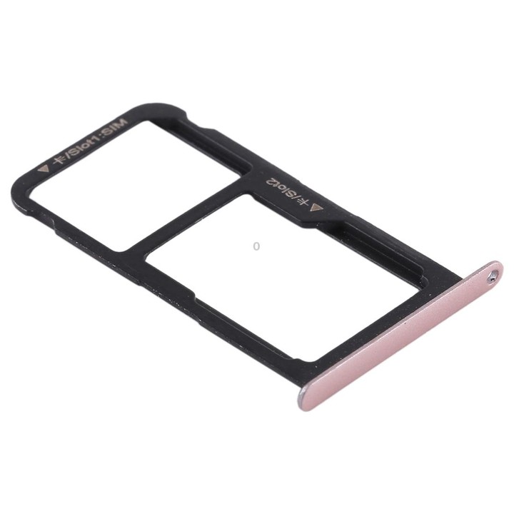 SIM Card Tray + SIM Card Tray / Micro SD Card for Huawei P9 Lite(Pink)