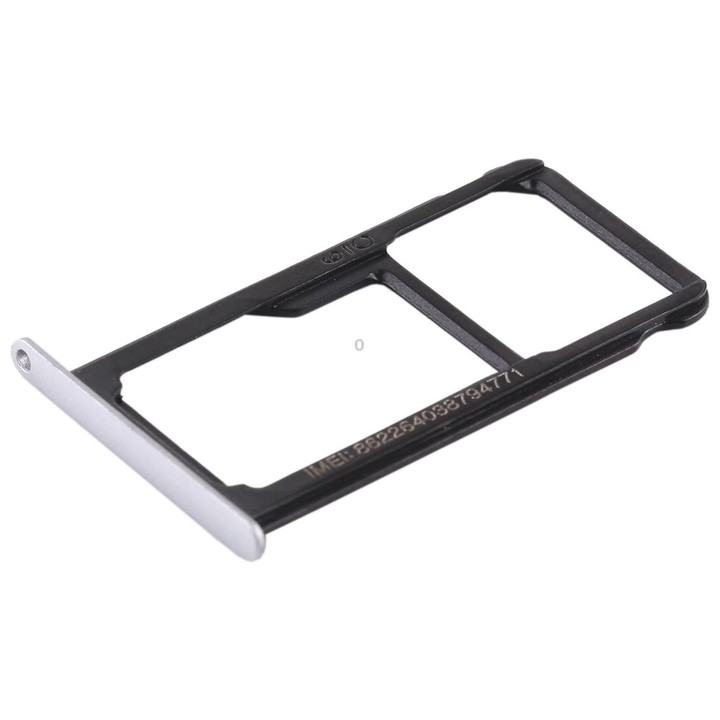 SIM Card Tray + SIM Card Tray / Micro SD Card for Huawei P9 Lite(Silver)
