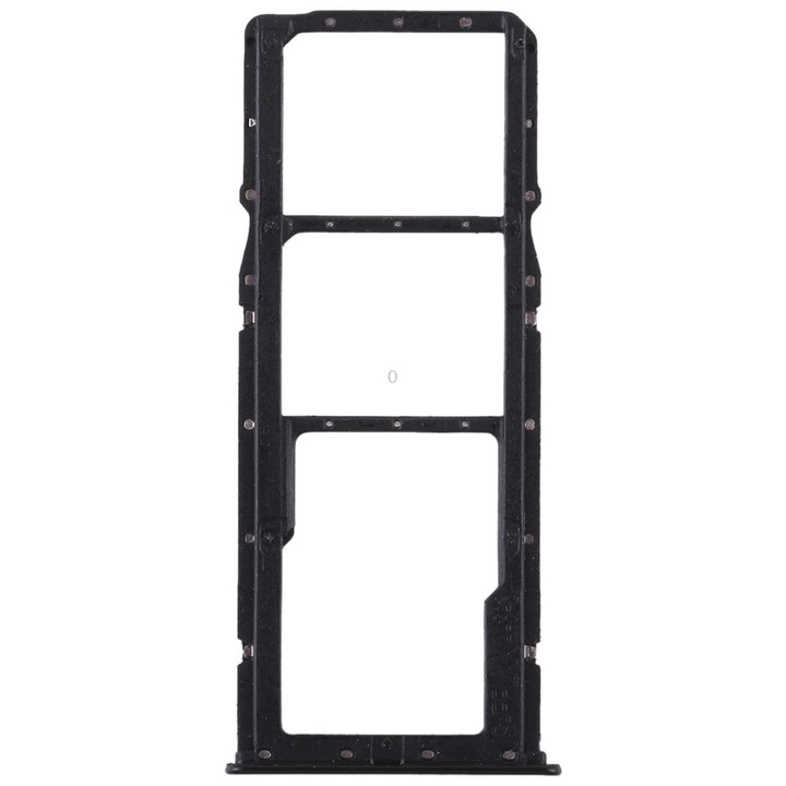 2 SIM Card Tray + Micro SD Card Tray for Huawei Enjoy 8 Plus(Black)
