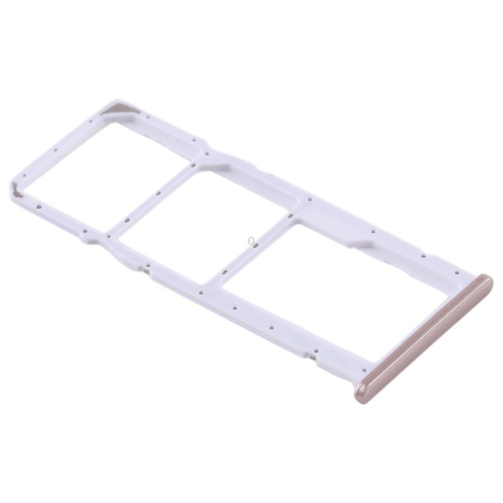 2 SIM Card Tray + Micro SD Card Tray for Huawei Honor Play 7C(Gold)