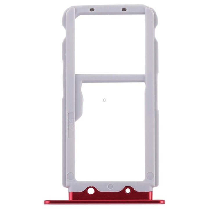 2 SIM Card Tray / Micro SD Card Tray for Huawei Nova 2s(Red)