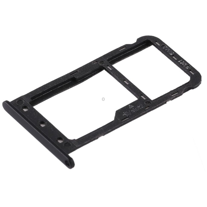 SIM Card Tray + SIM Card Tray / Micro SD Card for Huawei Enjoy 7 (Black)