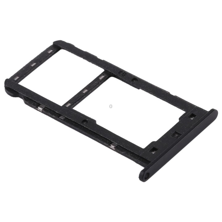 SIM Card Tray + SIM Card Tray / Micro SD Card for Huawei Enjoy 7 (Black)