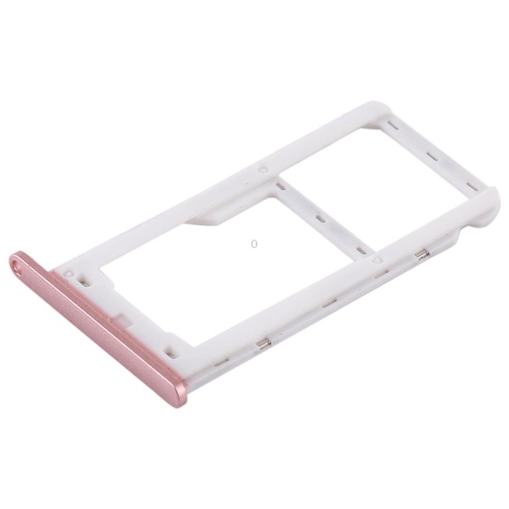 SIM Card Tray + SIM Card Tray / Micro SD Card for Huawei Enjoy 7 (Pink)