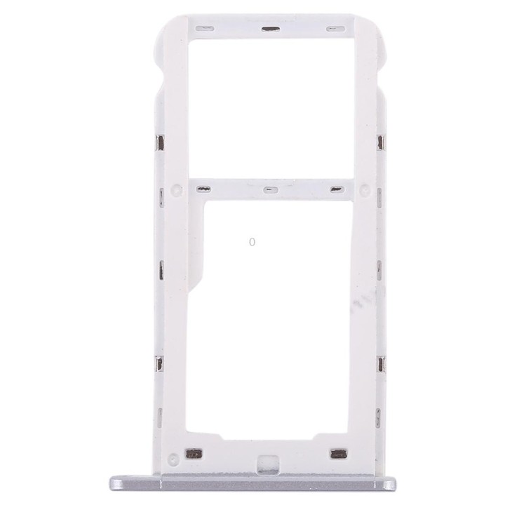 SIM Card Tray + SIM Card Tray / Micro SD Card for Huawei Enjoy 7 (Silver)