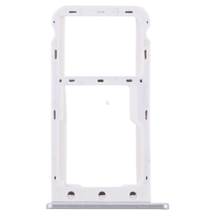 SIM Card Tray + SIM Card Tray / Micro SD Card for Huawei Enjoy 7 (Silver)