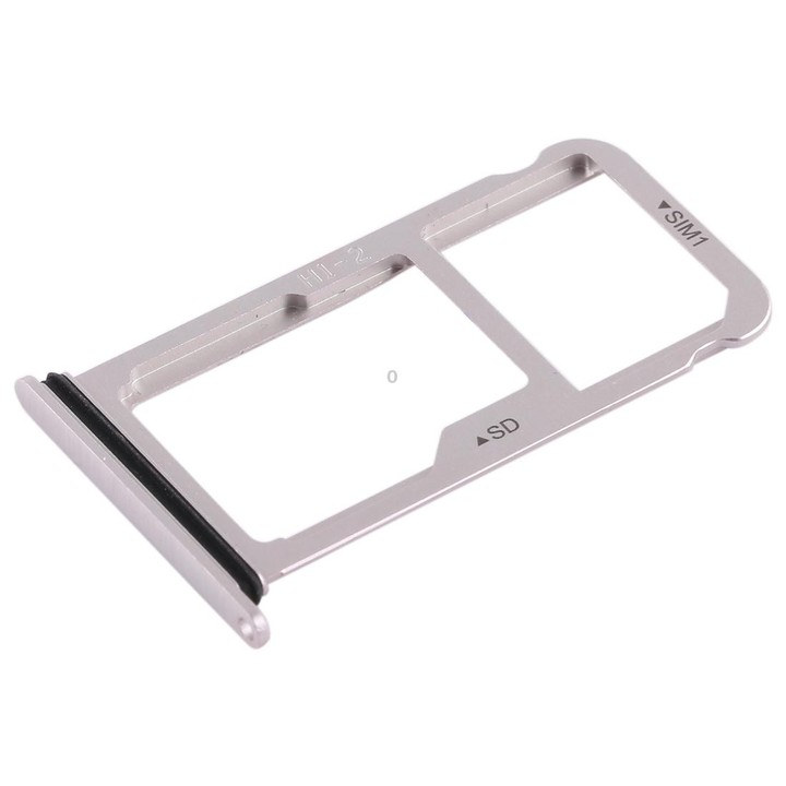 SIM Card Tray + SIM Card Tray / Micro SD Card for Huawei Mate 10 (Silver)