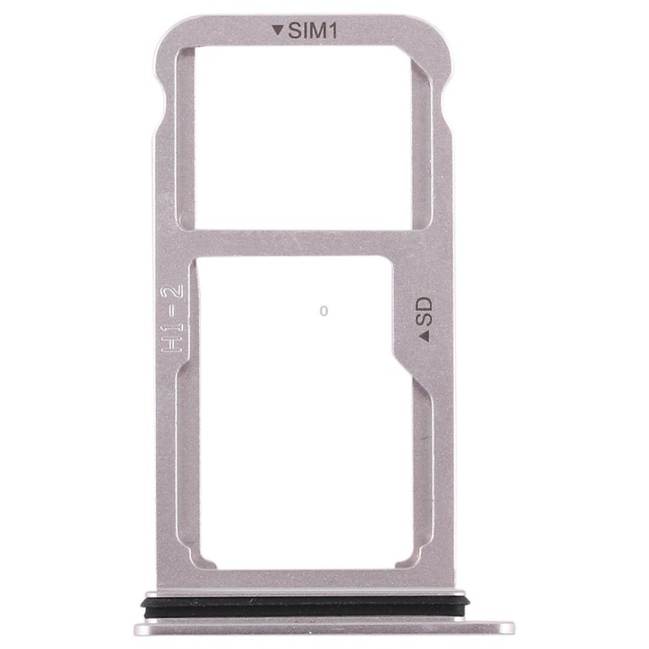 SIM Card Tray + SIM Card Tray / Micro SD Card for Huawei Mate 10 (Silver)