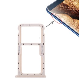 SIM Card Tray + SIM Card Tray / Micro SD Card for Huawei Maimang 6(Gold)
