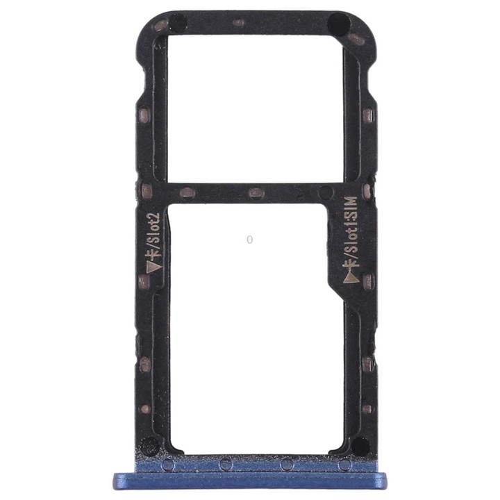 SIM Card Tray + SIM Card Tray / Micro SD Card for Huawei Maimang 6(Blue)