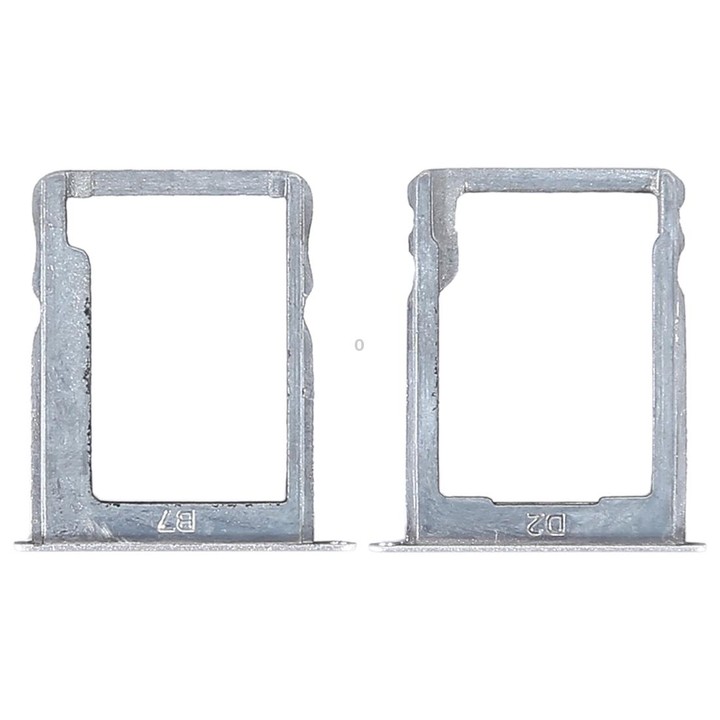 SIM Card Tray + SIM Card Tray / Micro SD Card for Huawei Enjoy 5s (Silver)