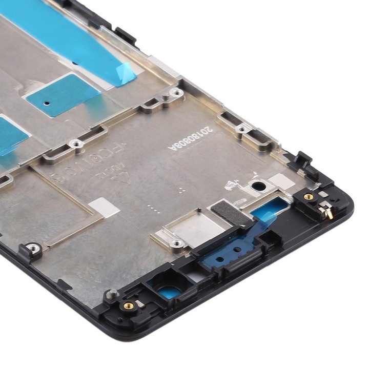Middle Frame Bezel Plate for Nokia 5.1 TA-1061 TA-1075 TA-1076 TA-1088 TA-1081(Black)