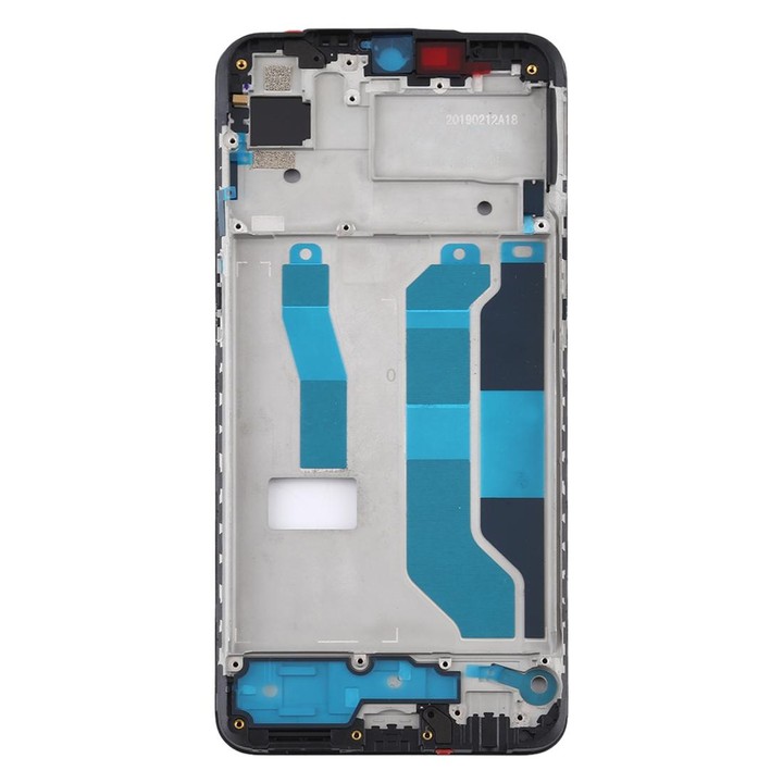 For OPPO Realme 3 Pro Front Housing LCD Frame Bezel Plate (Black)