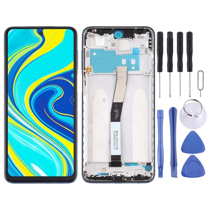 LCD Screen and Digitizer Full Assembly with Frame for Xiaomi Redmi Note 9S / Redmi Note 9 Pro Max / Redmi Note 9 Pro (India) / R
