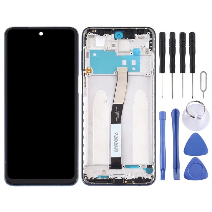 LCD Screen and Digitizer Full Assembly with Frame for Xiaomi Redmi Note 9S / Redmi Note 9 Pro Max / Redmi Note 9 Pro (India) / R