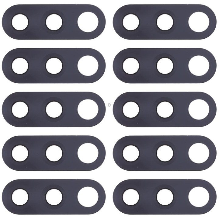 10 PCS Back Camera Lens for Nokia 4.2 / TA-1184 / TA-1133 / TA-1149 / TA-1150 / TA-1157(Black)