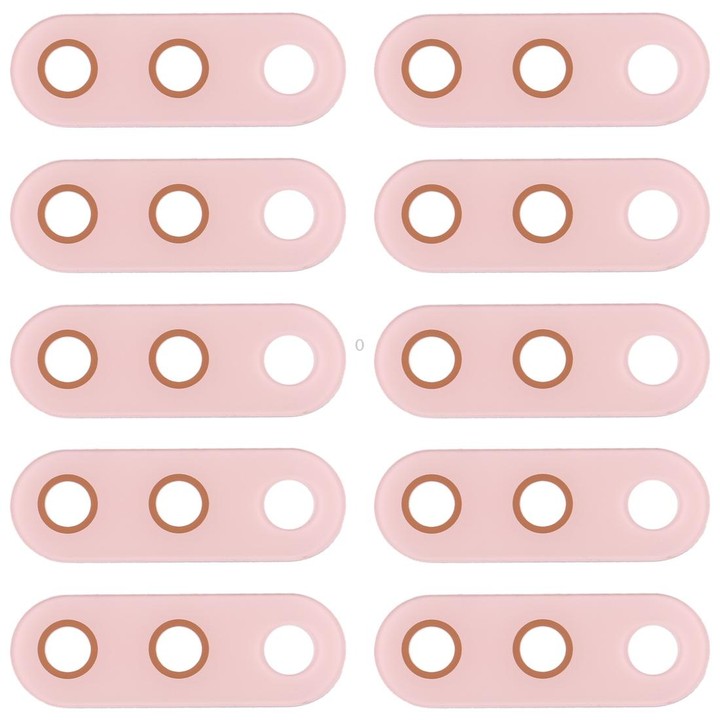 10 PCS Back Camera Lens for Nokia 4.2 / TA-1184 / TA-1133 / TA-1149 / TA-1150 / TA-1157(Pink)