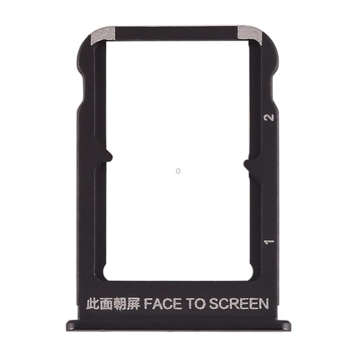 SIM Card Tray + SIM Card Tray for Xiaomi Mi Mix 3 (Black)