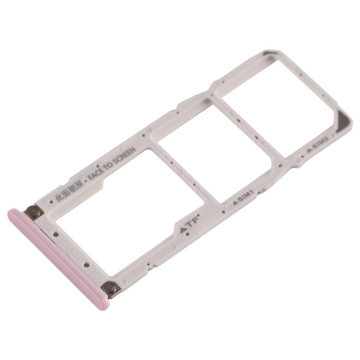 SIM Card Tray + SIM Card Tray + Micro SD Card Tray for Xiaomi Mi Play(Pink)