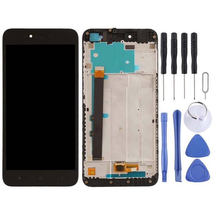 TFT LCD Screen for Xiaomi Redmi Note 5A Digitizer Full Assembly with Frame(Black)