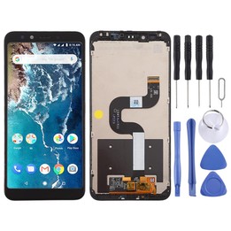 TFT LCD Screen for Xiaomi Mi 6X / A2 Digitizer Full Assembly with Frame(Black)