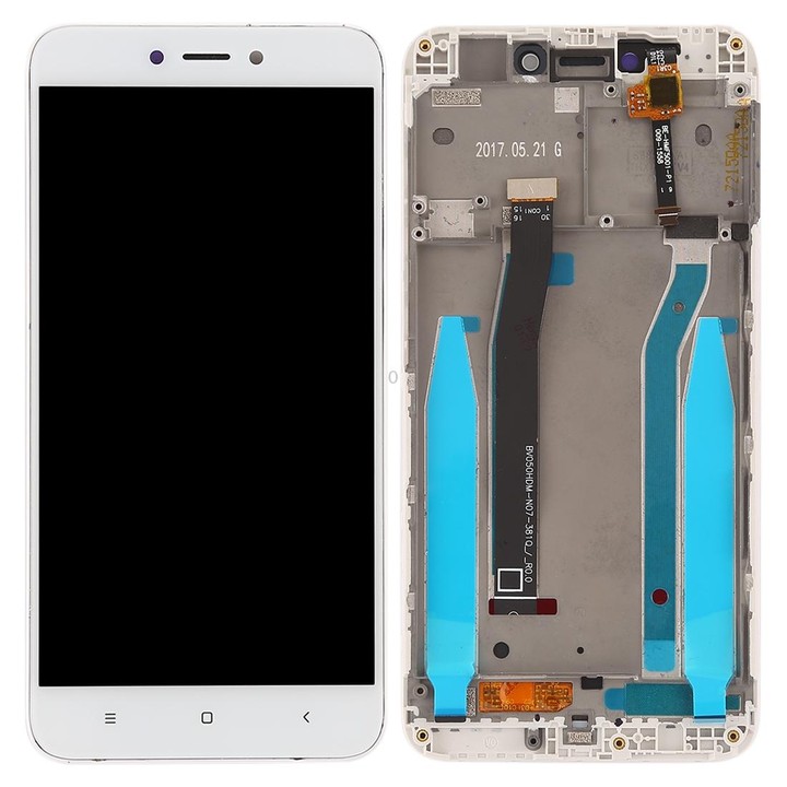 TFT LCD Screen for Xiaomi Redmi 4X Digitizer Full Assembly with Frame(White)