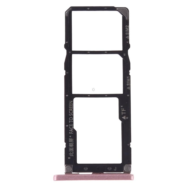 SIM Card Tray + SIM Card Tray + Micro SD Card for Xiaomi Redmi S2(Rose Gold)