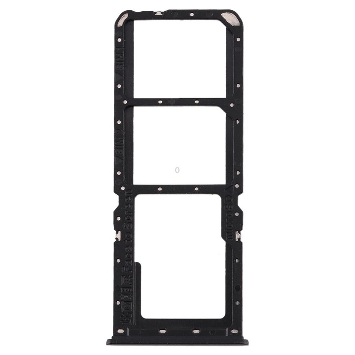 For OPPO A11x/A11/A9(2020)/A5(2020) SIM Card Tray + SIM Card Tray + Micro SD Card Tray (Black)