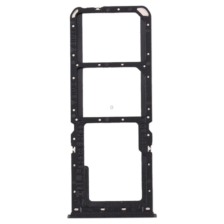 For OPPO A11 SIM Card Tray + SIM Card Tray + Micro SD Card Tray (Black)
