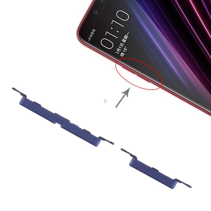 For OPPO A1 Side Keys(Blue)