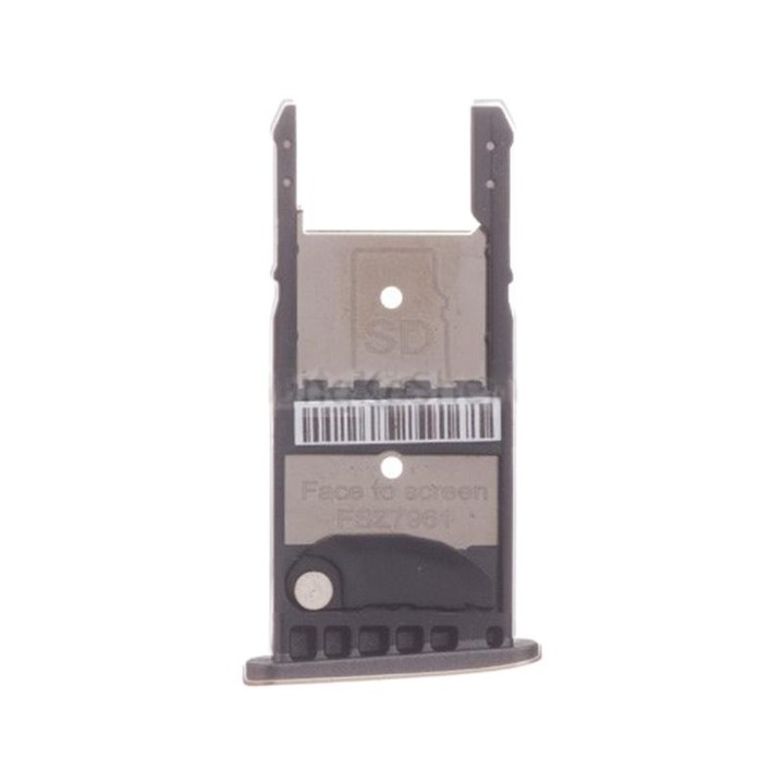 SIM Card Tray + Micro SD Card Tray for Motorola Moto G5 Plus (Black)