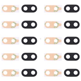 For Galaxy C8 / C710 10pcs Back Camera Lens Cover with Sticker (Black)