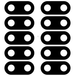 For OPPO R17 10pcs Back Camera Lens