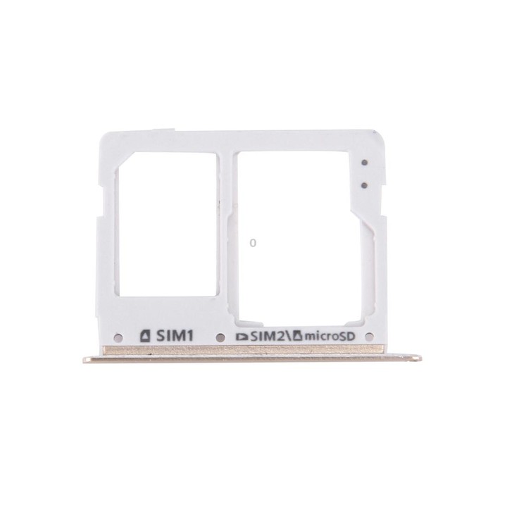 For Galaxy C5 / C5000 SIM Card Tray + Micro SD / SIM Card Tray (Gold)