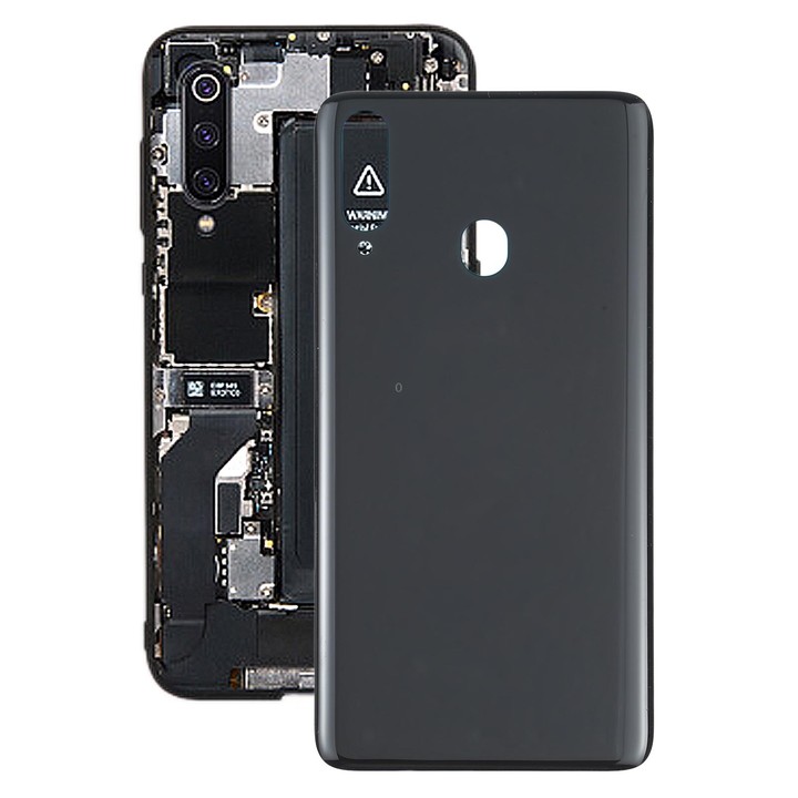 For Samsung Galaxy A20s Battery Back Cover (Black)